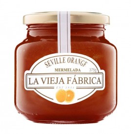 La Vieja Fabrica Seville Orange Mermelada (Jam)  Glass Jar  375 grams